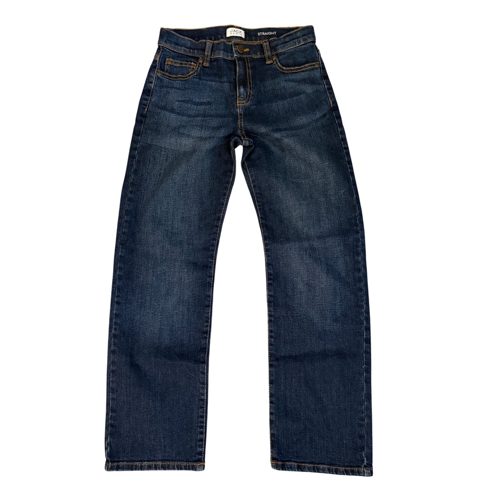 Janie‎ and Jack Straight Leg Jeans Girls Size 10 Dark Wash Excellent Denim